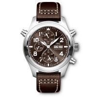 IWC d'Aviateur Cadran brun Automatic hommes Chronographe IW371808 Montre Réplique