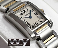 Cartier Tank Francaise Or&acier Femmes W51007Q4 Montre Réplique