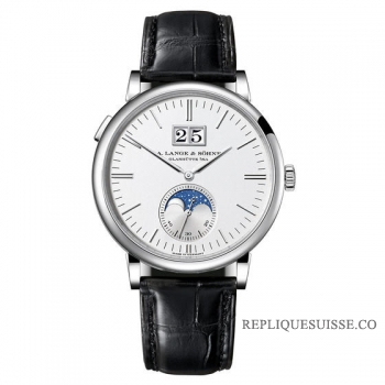 A. Lange & Sohne Saxonia Moon Phase 384.026 Montre Réplique