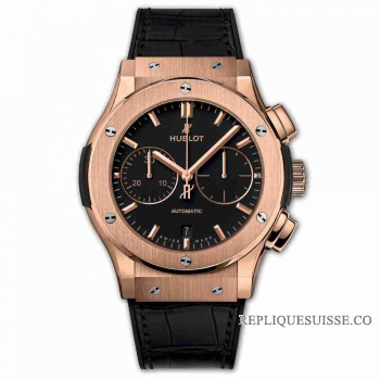 Copie Montre Montre Hublot Chronographe King Gold Classic Fusion 521.OX.1181.LR