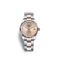 Rolex Datejust 31 Oystersteel Or Everose 18 ct M278271-0005 Rose Cadran couleur