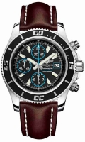 Breitling Superocean 42 Inoxydable acier Ocean Racer noir Montre Réplique