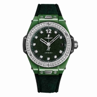 Copie Montre Hublot Big Bang One Cliquez Italia Independant Vert Vert Velours 39mm 465.GX.277G.NR.1204.ITI18