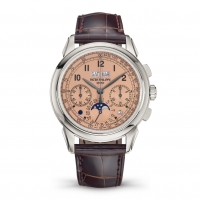 Patek Philippe Chronographe a quantieme perpetuel avec cadran a saumon 5270P-001 Montres Copie