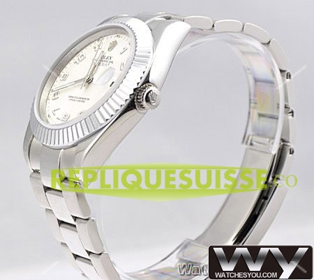 Rolex Datejust II Silver Arabic Dial 116334SAO Montre Réplique - Cliquez sur l'image pour la fermer