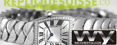 Cartier Dona Diamant Blanc Or Dames WE60039G Montre Réplique - Cliquez sur l'image pour la fermer
