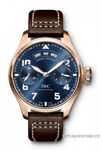 IWC Grande d\'Aviateur Annual Calendar Edition \"Le Petit Prince\"IW502701 Montre Réplique