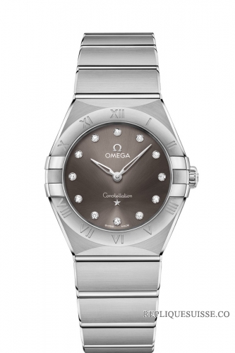 les diamants en acier OMEGA Constellation 131.10.28.60.56.001