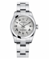 Rolex Oyster Perpetual No Date Acier inoxydable Rhodium cadranLadies 176200 RBKRO