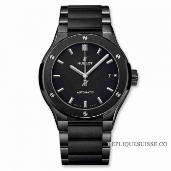 Copie Montre Bracelet Hublot Classic Fusion Black Magic 45mm 510.CM.1170.CM