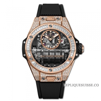 Réplique Hublot Big Bang MP-11 Reserve de marche 14 jours King Gold Jewellery