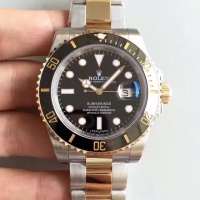 Réplique Rolex Submariner Date Two Tone noir Dial 116613LN