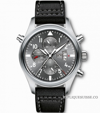 IWC Pilot\'s Double Chronographe Edition Montre Réplique