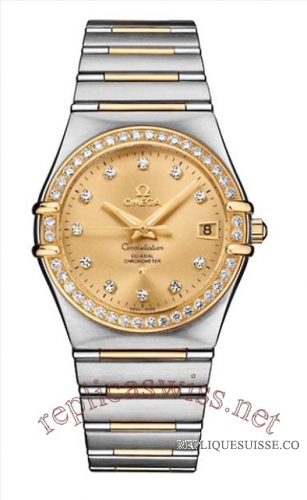 Omega Constellation Gents Chronometer Automatique 111.25.36.20.58. Montre Réplique