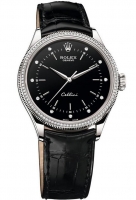 Rolex Cellini Time 18ct Or blanc 50609 RBR Montre Réplique