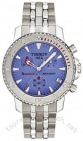 Tissot Diver Seastar acier Chronographe bleu Hommes T19.1.485 Montre Réplique