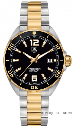 TAG Heuer Réplique Formula 1 Noir Dial Two-tone WAZ1121.BB0879