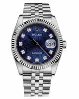 Réplique Rolex Datejust 36mm Bleu Acier Dial Jubile Jubile Bracelet 116234 BLJDJ