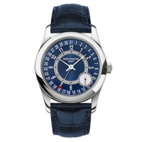 Patek Philippe Calatrava Cadran Bleu Automatique Or Blanc 18 Carats 6000G-012 Montres Copie