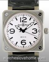 Bell & Ross BR01-92 Blanc dial Automatique Hommes Montre Réplique