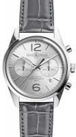 Bell & Ross BRV 126 Officer argent VinTAGe des hommes Montre Réplique