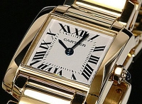 Cartier Tank Francaise Yellow Or Dames W50002N2 Montre Réplique