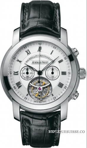 Audemars Piguet Jules Audemars Tourbillon Chronographe 26010BC.OO.D002CR.01 Montre Réplique