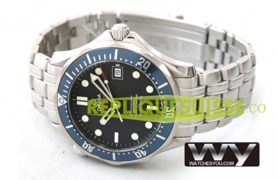 Omega Seamaster James Bond Chronometer 2220.80.00 Montre Réplique - Cliquez sur l'image pour la fermer
