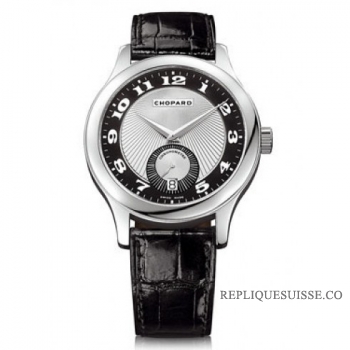 Chopard L.U.C. Quattro Mark II Automatique noir and argent Guilloche or blanc 161905-1001