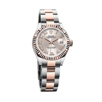 Réplique Rolex Lady Datejust Sundust Dial 279171 et acier 18K EveOr rose Oyster Montre