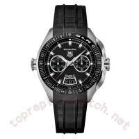 TAG Heuer SLR Mercedes Benz noir Rubber Strap CAG2111.FT6 Montre Réplique