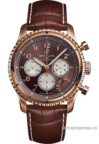 Breitling Aviator 8 B01 Chronographe 43 Or rouge RB0119131Q1P2