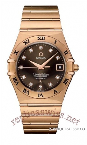 Omega Constellation Gents Chronometer Automatique 1103.60.00 Montre Réplique