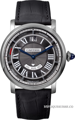 Rotonde de Cartier annual Calendrier montre Réplique