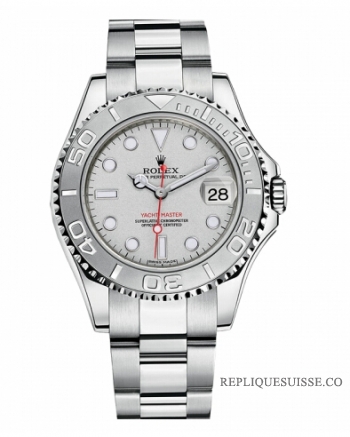 Rolex Yacht-Master Acier inoxydable Platinum cadran 168622