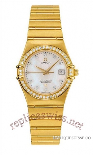 Omega Constellation Dames Automatique 1197.75.00 Montre Réplique