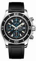 Breitling Superocean 42 Inoxydable acier Ocean Racer noir Montre Réplique