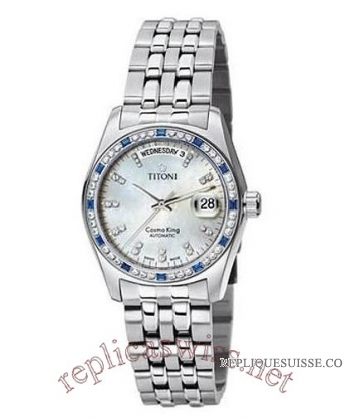 Titoni Cosmo King Hommes 787S-DBS-309 Montre Réplique