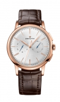 Zenith Elite chronographe Classique Bracelet en alligator brun 18.2270.4069 / 01.C498 Montres Copie