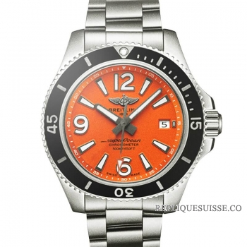 Breitling Superocean II 42 Acier Orange A17366D71O1A1