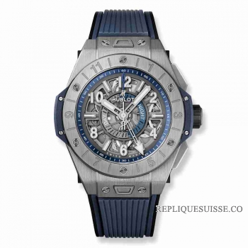 Copie Montre Hublot Big Bang Unico GMT Titane 45mm 471.NX.7112.RX