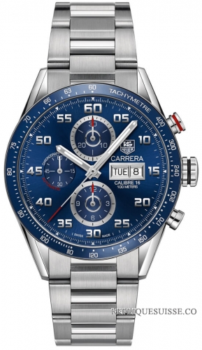 Copie Montre TAG HEUER CARRERA Calibre 16 CV2A1V.BA0738