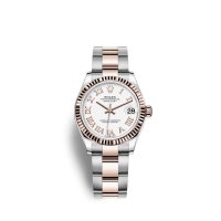 Rolex Datejust 31 Oystersteel or Everose 18 ct M278271-0001 cadran blanc