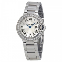 Cartier Ballon Bleu Diamants Or Dames WE9003Z3 Montre Réplique