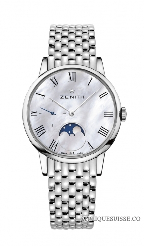 Zenith ELITE Dames Phase de lune 36mm 03.2320.692 / 81.M2320 Montres Copie