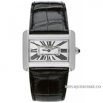 Cartier Tank Divan Midsize unisexe W6300655 Montre Réplique