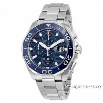 TAG Heuer Réplique Aquaracer Bleu Dial Chronographe Automatique CAY211B.BA0927