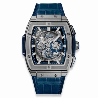 Copie Montre Hublot Spirit Of Big Bang Titane Bleu 45mm 601.NX.7170.LR