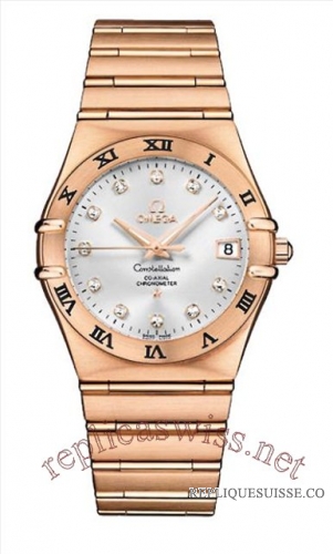 Omega Constellation Gents Chronometer Automatique 111.50.36.20.52. Montre Réplique