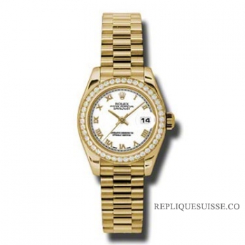 Rolex Datejust Lady Or President 26mm 179138 wrp Montre Réplique